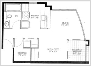 Premier Junior Suites Floor Plan