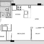 910 Beach Apartment Hotel Junior Suite With Balcony Floor Plan