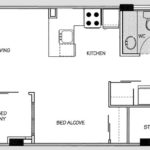 910 Beach Apartment Hotel Junior Suite Without Balcony Floor Plan